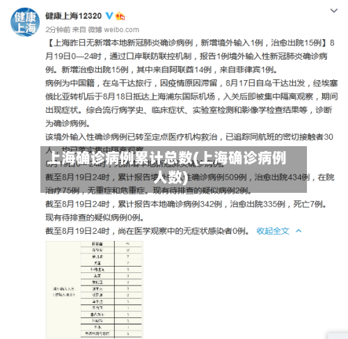 上海确诊病例累计总数(上海确诊病例人数)-第3张图片