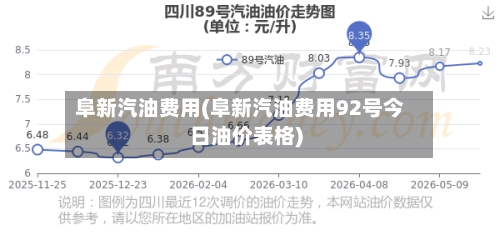 阜新汽油费用(阜新汽油费用92号今日油价表格)