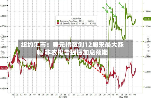 纽约汇市：美元指数创12周来最大涨幅 非农报告提振加息预期-第3张图片