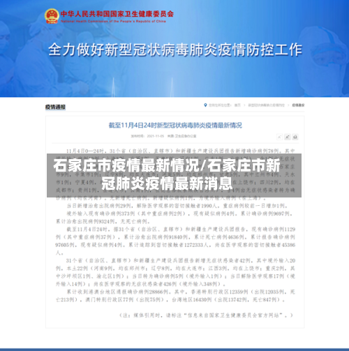 石家庄市疫情最新情况/石家庄市新冠肺炎疫情最新消息-第2张图片