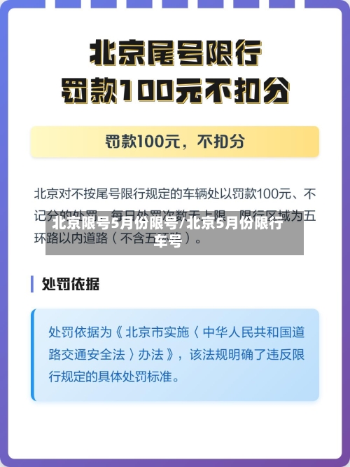北京限号5月份限号/北京5月份限行车号
