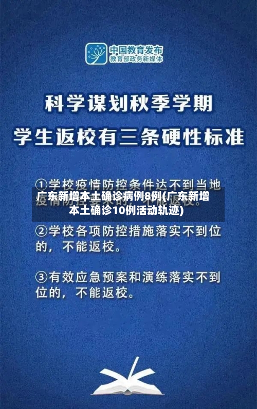 广东新增本土确诊病例8例(广东新增本土确诊10例活动轨迹)
