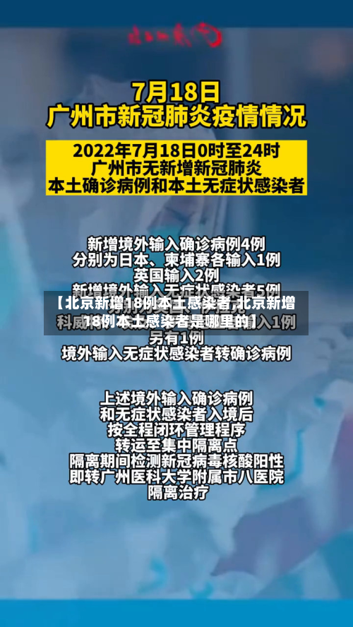 【北京新增18例本土感染者,北京新增18例本土感染者是哪里的】-第2张图片